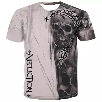 Мужская одежда Повседневная одежда с принтом Футболки с круглым вырезом и коротким рукавом Топы с круглым вырезом Уличная одежда в тропическом стиле S-M