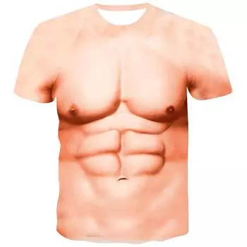 Мужская одежда Повседневная одежда с принтом Футболки с круглым вырезом и коротким рукавом Топы с круглым вырезом Уличная одежда в тропическом стиле S-M