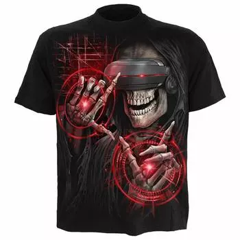 Мужская одежда Повседневная одежда с принтом Футболки с круглым вырезом и коротким рукавом Топы с круглым вырезом Уличная одежда в тропическом стиле S-M