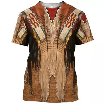 Мужская одежда Повседневная одежда с принтом Футболки с круглым вырезом и коротким рукавом Топы с круглым вырезом Уличная одежда в тропическом стиле S-M