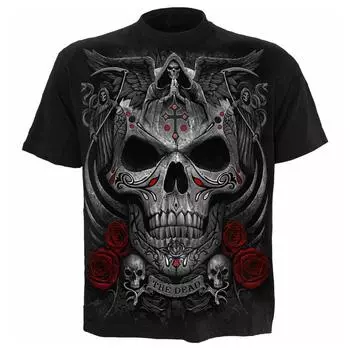 Мужская одежда Повседневная одежда с принтом Футболки с круглым вырезом и коротким рукавом Топы с круглым вырезом Уличная одежда в тропическом стиле S-M