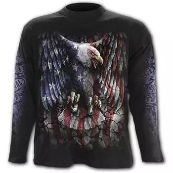 Мужская одежда Повседневные принты Футболки с круглым вырезом и длинными рукавами Топы с круглым вырезом Уличная одежда в тропическом стиле S-M