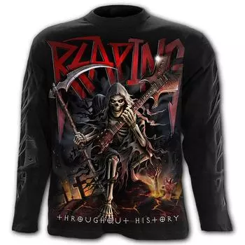 Мужская одежда Повседневные принты Футболки с круглым вырезом и длинными рукавами Топы с круглым вырезом Уличная одежда в тропическом стиле S-M