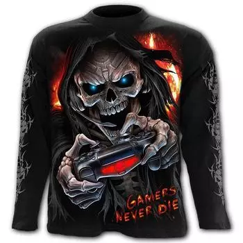 Мужская одежда Повседневные принты Футболки с круглым вырезом и длинными рукавами Топы с круглым вырезом Уличная одежда в тропическом стиле S-M