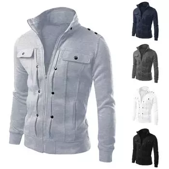 Мужская однотонная декоративная куртка в британском стиле с несколькими пуговицами. Мужская повседневная модная модная универсальная куртка. XXXL