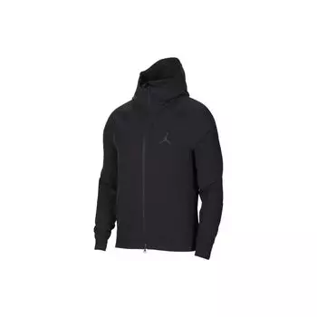 Мужская однотонная классическая куртка Jumpman с капюшоном и принтом логотипа Jordan, черная DV1283-010 M