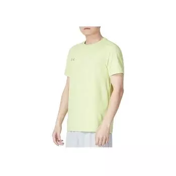 Мужская однотонная повседневная футболка с коротким рукавом Under Armour, топы 23500505-321 L