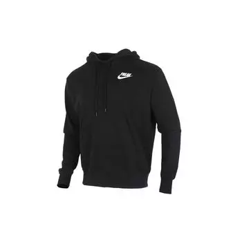 Мужская однотонная пуловерная толстовка с надписью Nike Giannis, черная CZ0440-010 M