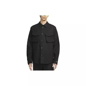 Мужская однотонная рубашка-куртка Nike, черная DH2898-010 L