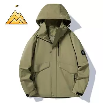 Мужская однотонная спортивная штурмовая куртка, функциональная многокарманная уличная повседневная унисекс куртка для скалолазания XS слоновая кость