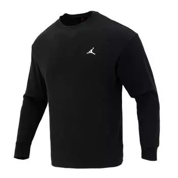 Мужская однотонная свободная толстовка с круглым вырезом Nike, черные FD7462-010 M