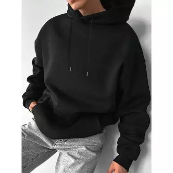 Мужская однотонная толстовка с длинным рукавом Manfinity Hypemode, для друзей S