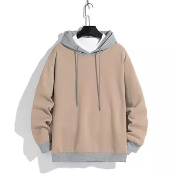 Мужская однотонная толстовка с капюшоном, легкая флисовая толстовка с капюшоном, спортивная толстовка с длинным рукавом и капюшоном S