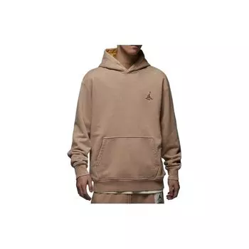 Мужская однотонная толстовка с карманом Jordan Tops Desert-Yellow DV7562-277 L