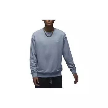 Мужская однотонная толстовка с круглым вырезом Jordan Essentials, синие, серые, FQ1865-436 M