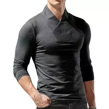 Мужская осенне-зимняя беговая спортивная фитнес-футболка белая спортивная и повседневная футболка с длинными рукавами тонкая базовая футболка XL белый