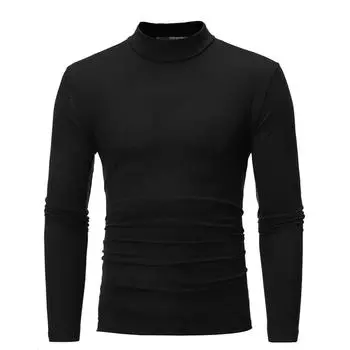 Мужская осенне-зимняя цветная универсальная футболка с длинным рукавом, верхняя блузка M