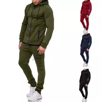 Мужская осенне-зимняя толстовка в стиле пэчворк, комплекты штанов, спортивный костюм, спортивный костюм