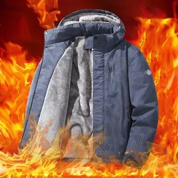 Мужская осенне-зимняя верхняя одежда с капюшоном, большие размеры, утепленная верхняя одежда, повседневная короткая свободная теплая куртка на молнии 5XL