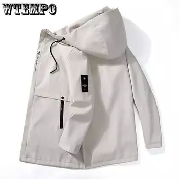 Мужская осенняя ветровка, мужская куртка большого размера с лобовым стеклом, мужское весеннее пальто, мужские куртки, мужская одежда M