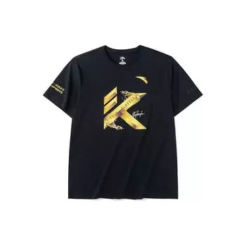 Мужская памятная футболка Anta Klay Thompson KT Series Hardened, посвященная параду чемпионата НБА 2022, черные топы 152231168R-2 L