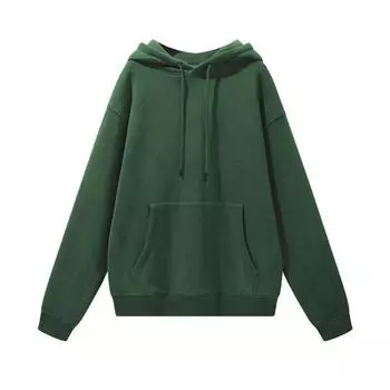 Мужская пара толстовок с капюшоном, однотонный американский комплект L бежевый