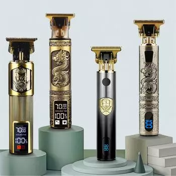 Мужская парикмахерская USB перезаряжаемая электрическая бритва для бороды прецизионный триммер для мужчин машинка для стрижки волос профессиональная бритва