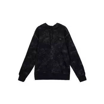 Мужская парка Adidas Originals Adventure Graphic с капюшоном на шнурке и длинными рукавами, черная IL4984 XL