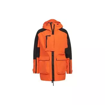 Мужская парка Adidas Terrex C Xploric с множеством карманов и капюшоном на молнии, оранжевая HG8573 L