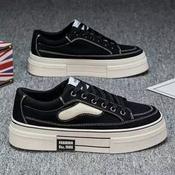 Мужская парусиновая обувь, джинсовые туфли синего цвета, спортивная и повседневная тканевая обувь 46