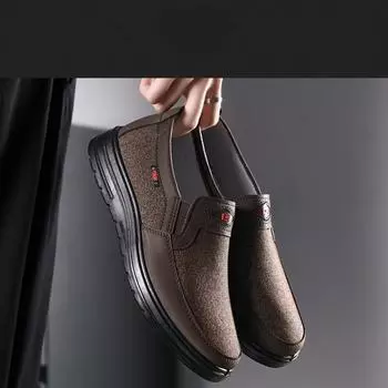 Мужская парусиновая обувь, летняя легкая повседневная обувь, мужские износостойкие кроссовки, дышащие лоферы, обувь для вождения, Zapato Hombre 39 темно-коричневого
