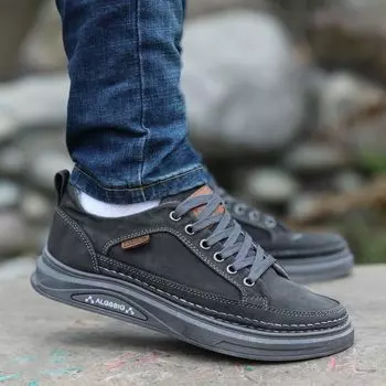 Мужская парусиновая обувь, новая весенняя мужская обувь, дышащая и дезодорирующая повседневная обувь, мужская износостойкая мягкая подошва, нескользящая обувь для сноуборда 39