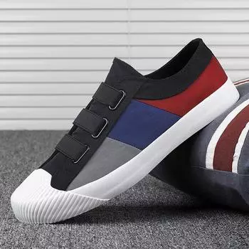 Мужская парусиновая обувь Повседневная обувь Трендовая однопедальная тканевая обувь Дышащая обувь для сноуборда Цветовая гамма 38