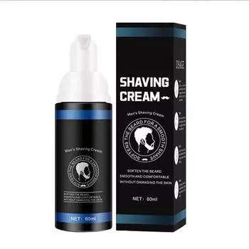 Мужская пена для бритья нежно освежает, очищает и смягчает бороду. Крем для бритья содержит мягкие ингредиенты.60 мл One Size чёрный