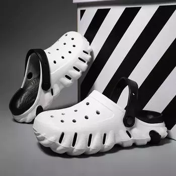 Мужская пещерная обувь, новые летние наружные легкие дышащие противоскользящие спортивные пляжные сандалии 39 белый