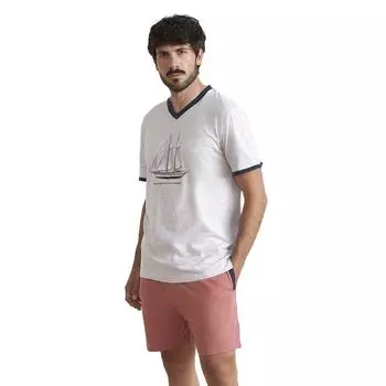 Мужская летняя пижама JJBEH5602 XL серый