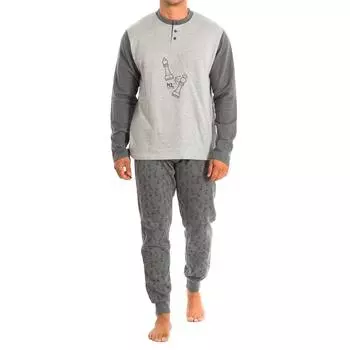Мужская пижама с длинными рукавами KL30173, Домашняя одежда, Одежда для сна, Мужские пижамы