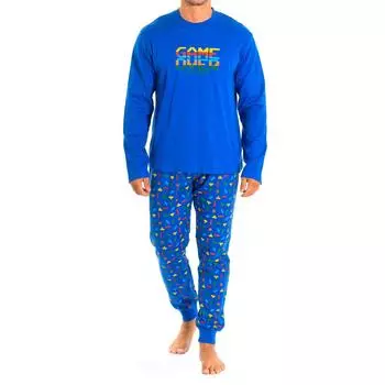 Мужская пижама с длинными рукавами KL30170, Одежда для сна, Мужские пижамы, Мужская одежда для сна