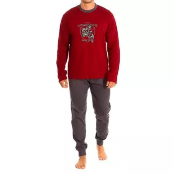 Мужская пижама с длинными рукавами KL30177, Домашняя одежда, Одежда для сна, Мужские пижамы