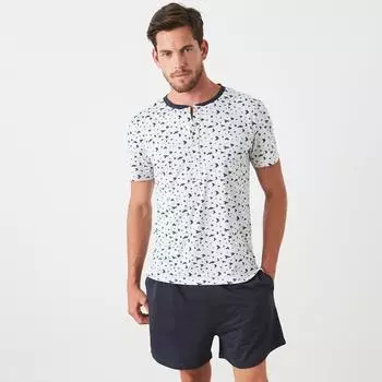 Мужская пижама с короткими рукавами и v-образным вырезом JJBDH6100