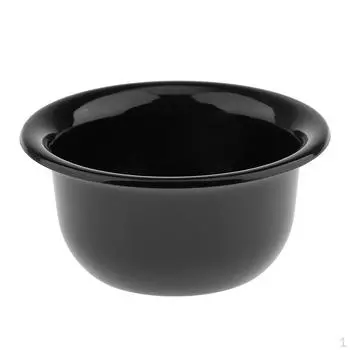 Мужская пластиковая помазок для бритья, кружка, чаша для салона, парикмахерская, борода, мыло для бритья, черная чашка