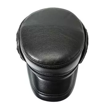 Мужская плоская шапка для пожилых людей, теплая зимняя шапка-ушанка для пожилых людей, утолщенная холодная шапка Lei Feng one size fits all чёрный