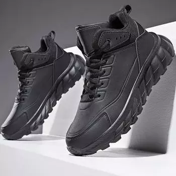 Мужская походная обувь большого размера весна/осень 39 чёрный