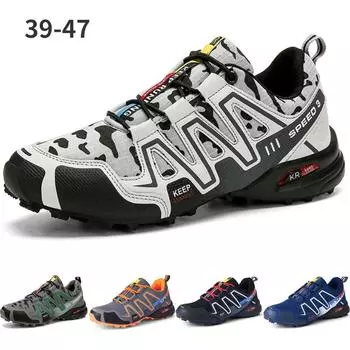 Мужская походная обувь, дышащие низкие кроссовки, повседневные дорожные кроссовки на открытом воздухе 39 белый
