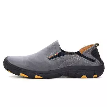 Мужская походная обувь из натуральной кожи, повседневная походная обувь для прогулок на открытом воздухе 38 кофейный