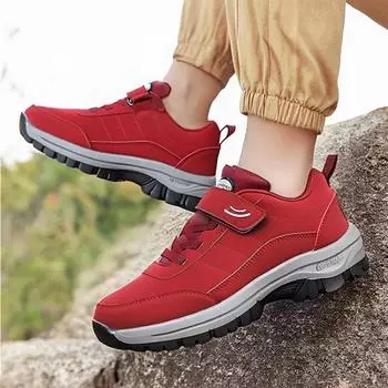 Мужская походная обувь класса люкс с клиновидной поддержкой свода стопы и нескользящей подошвой. Модная универсальная обувь для занятий спортом на открытом воздухе и пробежек. 36 черный серый