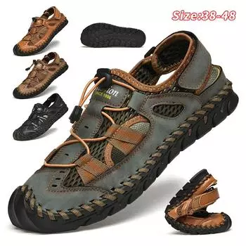 Мужская походная обувь Мужские ботинки Уличные горные ботинки Нескользящая дышащая обувь для скалолазания Трекинговая обувь Большие размеры 38-46 Удобный верх 38 чёрный