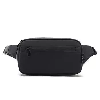 Мужская поясная сумка для спорта на открытом воздухе, водонепроницаемая сумка для мобильного телефона, модная сумка для велоспорта через плечо чёрный