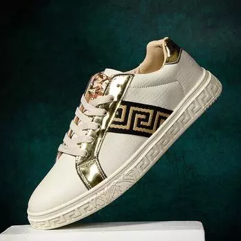 Мужская повседневная белая обувь высокого качества, модные спортивные дышащие лоферы, прогулочная обувь на плоской подошве, кроссовки 39 чёрный