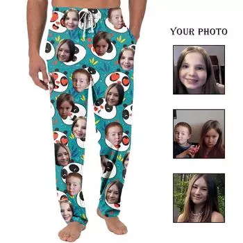 Мужская повседневная домашняя пижама своими руками на заказ с карманами и шнурком, повседневные брюки XXL синий